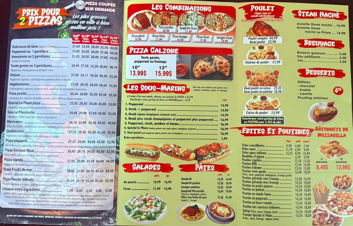 Menu Pizza Le Phare-4